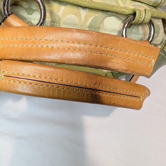 Coach Soho Optic Ladybug Handbag Signature Canvas Vintage RARE - Picture 11 of 15